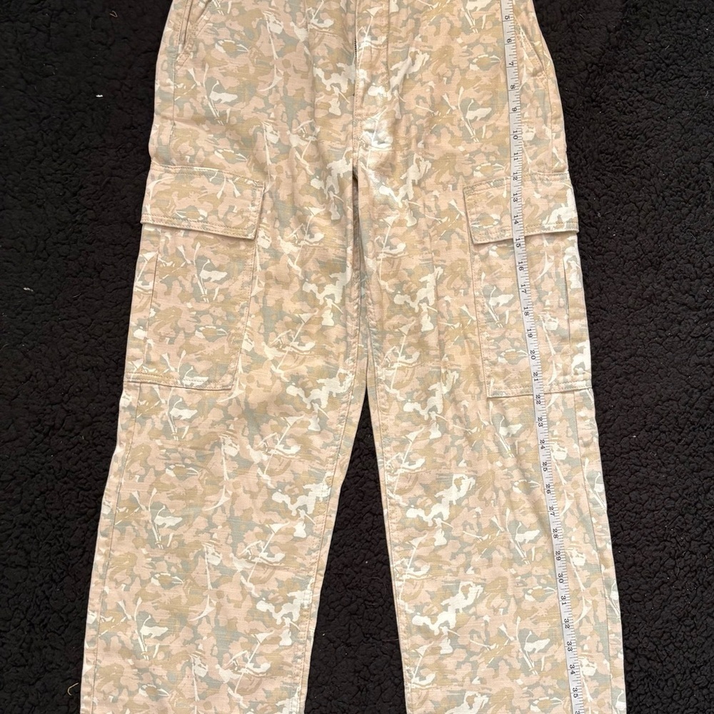 Cotton On Beige Wide Leg Cargo Pants - Picture 6 of 9